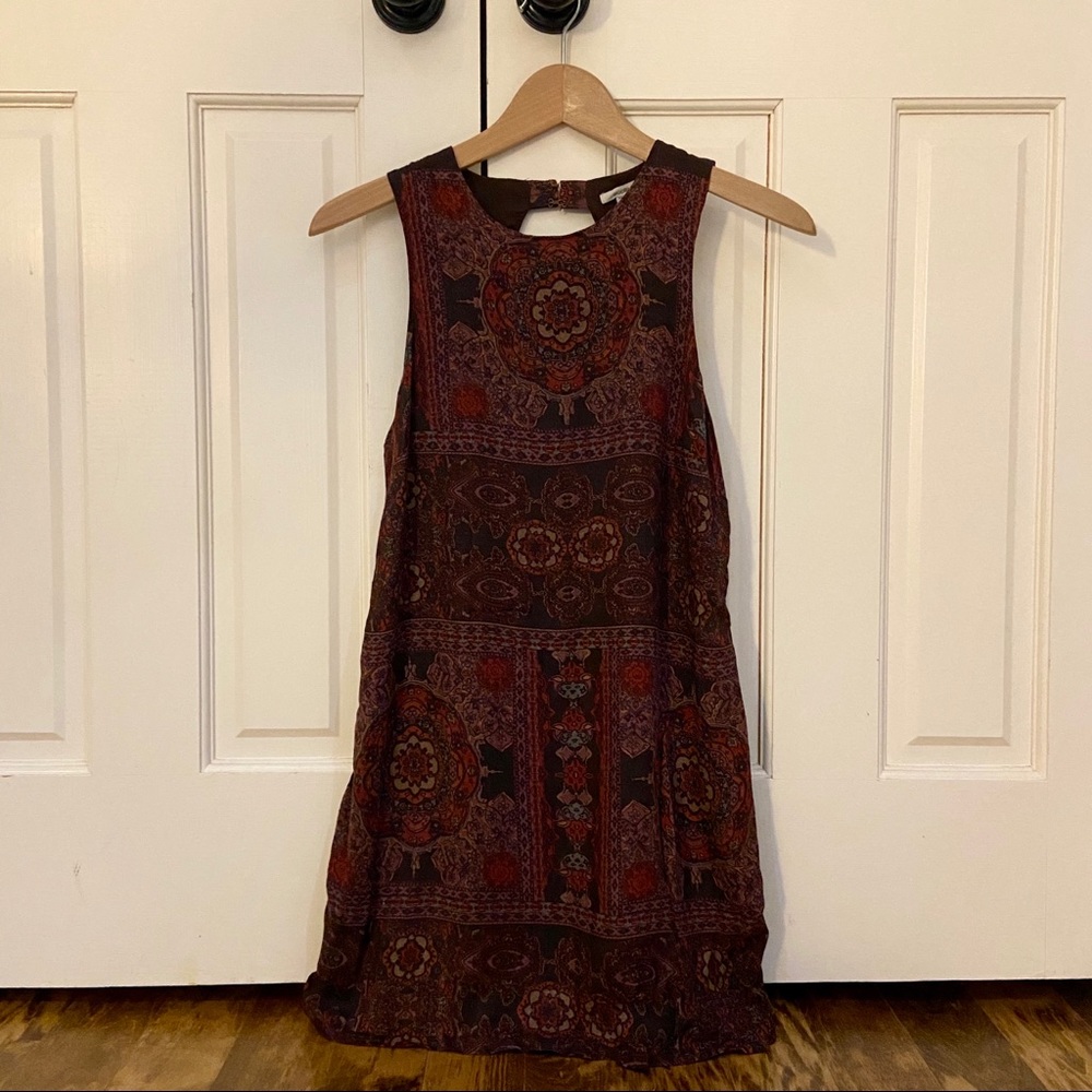 Patterned Mini Dress